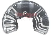 Spritzblech, Bremsscheibe Vorderachse rechts METZGER AUTOTEILE 6115646