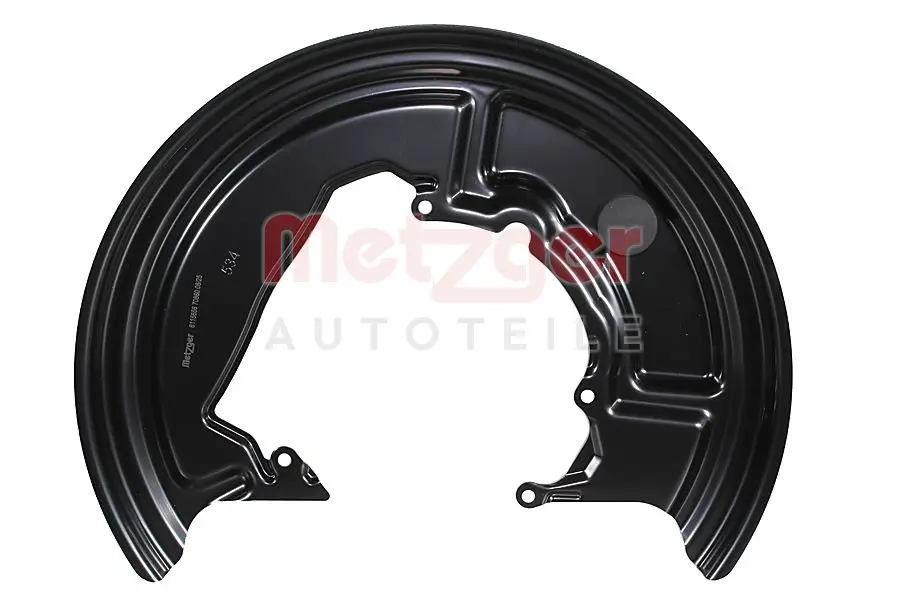Spritzblech, Bremsscheibe Hinterachse rechts METZGER AUTOTEILE 6115656