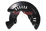 Spritzblech, Bremsscheibe Vorderachse links METZGER AUTOTEILE 6115661
