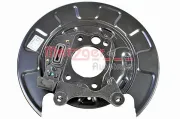 Bremsträgerplatte Hinterachse links METZGER AUTOTEILE 6117031