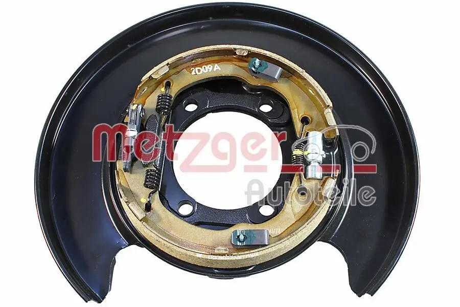 Bremsträgerplatte Hinterachse rechts METZGER AUTOTEILE 6117088