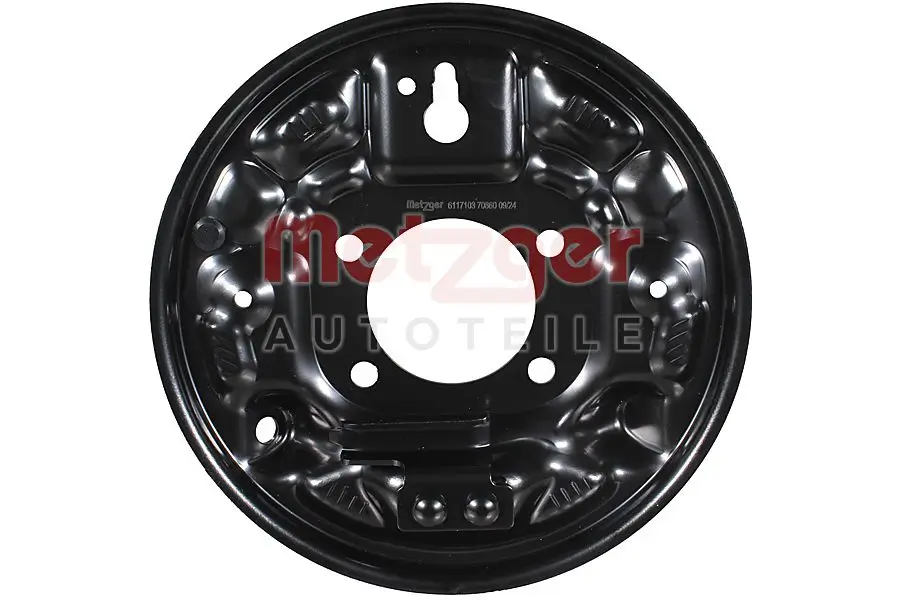 Bremsträgerplatte Hinterachse links METZGER AUTOTEILE 6117103