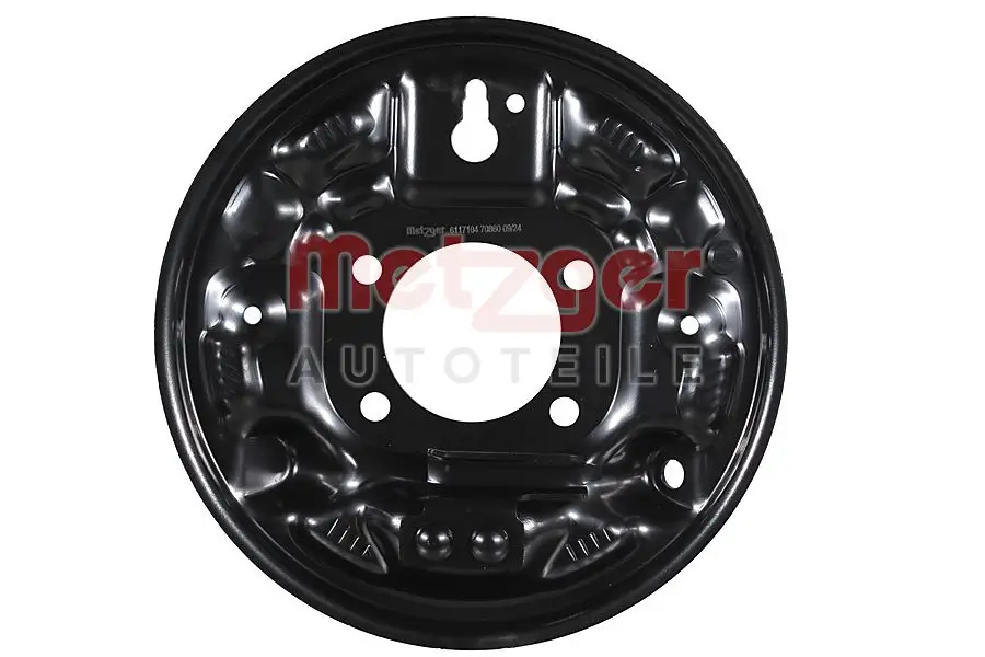 Bremsträgerplatte Hinterachse rechts METZGER AUTOTEILE 6117104