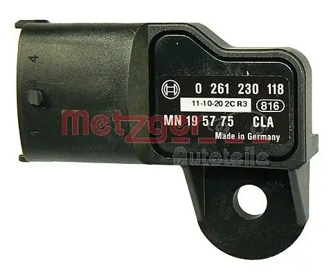 Sensor, Saugrohrdruck METZGER 0906105