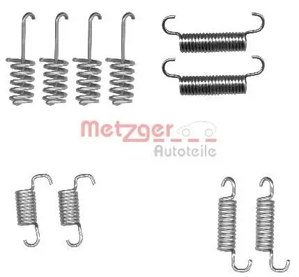 Zubehörsatz, Feststellbremsbacken METZGER 105-0004