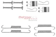 Zubehörsatz, Feststellbremsbacken Hinterachse METZGER AUTOTEILE 105-0013