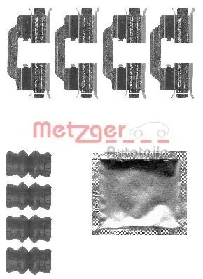 Zubehörsatz, Scheibenbremsbelag METZGER 109-1832 Bild Zubehörsatz, Scheibenbremsbelag METZGER 109-1832