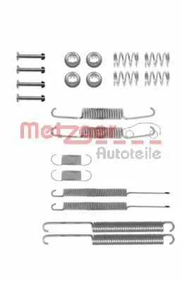 Zubehörsatz, Bremsbacken Hinterachse METZGER 105-0598