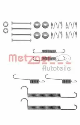Zubehörsatz, Bremsbacken Hinterachse METZGER AUTOTEILE 105-0630