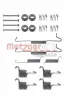 Zubehörsatz, Bremsbacken Hinterachse METZGER AUTOTEILE 105-0649