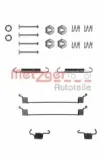 Zubehörsatz, Bremsbacken Hinterachse METZGER 105-0651