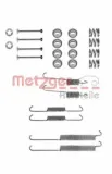 Zubehörsatz, Bremsbacken Hinterachse METZGER 105-0678