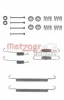 Zubehörsatz, Bremsbacken Hinterachse METZGER AUTOTEILE 105-0707