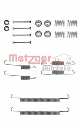 Zubehörsatz, Bremsbacken Hinterachse METZGER AUTOTEILE 105-0707 Bild Zubehörsatz, Bremsbacken Hinterachse METZGER AUTOTEILE 105-0707