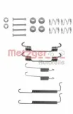 Zubehörsatz, Bremsbacken Hinterachse METZGER 105-0709