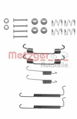 Zubehörsatz, Bremsbacken Hinterachse METZGER AUTOTEILE 105-0709 Bild Zubehörsatz, Bremsbacken Hinterachse METZGER AUTOTEILE 105-0709