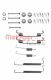 Zubehörsatz, Bremsbacken Hinterachse METZGER 105-0710