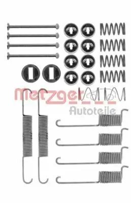 Zubehörsatz, Bremsbacken Hinterachse METZGER 105-0715