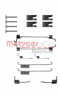 Zubehörsatz, Bremsbacken Hinterachse METZGER 105-0731