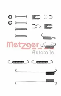 Zubehörsatz, Bremsbacken Hinterachse METZGER 105-0739