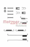 Zubehörsatz, Bremsbacken Hinterachse METZGER 105-0739