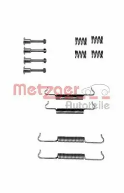 Zubehörsatz, Feststellbremsbacken Hinterachse METZGER AUTOTEILE 105-0793