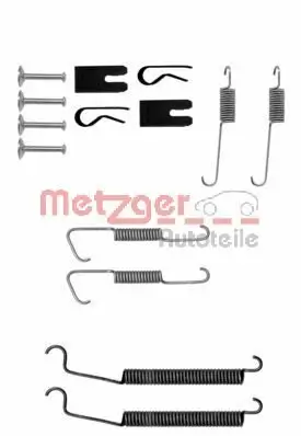 Zubehörsatz, Bremsbacken Hinterachse METZGER 105-0805