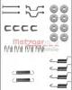 Zubeh&ouml;rsatz, Feststellbremsbacken Hinterachse METZGER AUTOTEILE 105-0810