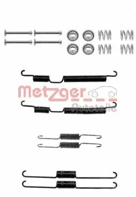 Zubehörsatz, Bremsbacken Hinterachse METZGER 105-0813