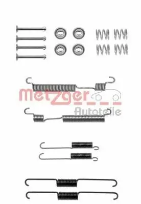 Zubehörsatz, Bremsbacken Hinterachse METZGER 105-0824