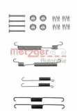 Zubehörsatz, Bremsbacken Hinterachse METZGER 105-0824