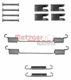 Zubehörsatz, Bremsbacken Hinterachse METZGER 105-0836