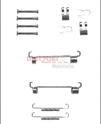 Zubehörsatz, Feststellbremsbacken Hinterachse METZGER 105-0851 Bild Zubehörsatz, Feststellbremsbacken Hinterachse METZGER 105-0851