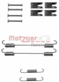 Zubehörsatz, Bremsbacken Hinterachse METZGER 105-0862