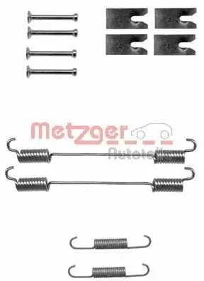 Zubehörsatz, Bremsbacken Hinterachse METZGER 105-0862 Bild Zubehörsatz, Bremsbacken Hinterachse METZGER 105-0862