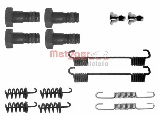 Zubehörsatz, Feststellbremsbacken Hinterachse METZGER 105-0867 Bild Zubehörsatz, Feststellbremsbacken Hinterachse METZGER 105-0867