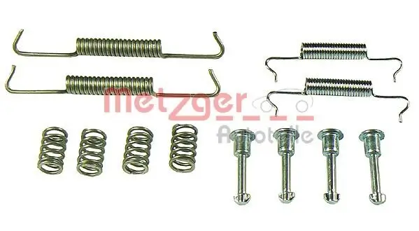 Zubehörsatz, Feststellbremsbacken Hinterachse METZGER AUTOTEILE 105-0877