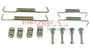 Zubehörsatz, Feststellbremsbacken Hinterachse METZGER AUTOTEILE 105-0877