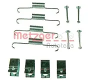 Zubehörsatz, Feststellbremsbacken Hinterachse METZGER AUTOTEILE 105-0884