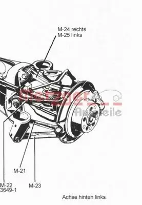 Stange/Strebe, Radaufhängung METZGER 53034019 Bild Stange/Strebe, Radaufhängung METZGER 53034019