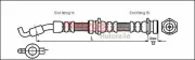 Bremsschlauch METZGER 4114061