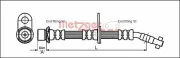 Bremsschlauch METZGER 4112167