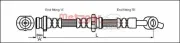 Bremsschlauch METZGER 4111986