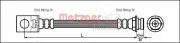Bremsschlauch Hinterachse mitte METZGER AUTOTEILE 4113524