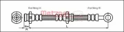 Bremsschlauch Hinterachse rechts METZGER AUTOTEILE 4111988