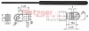Gasfeder, Motorhaube METZGER AUTOTEILE 2110378