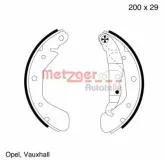 Bremsbackensatz METZGER MG 563