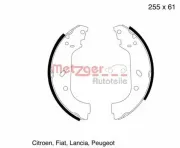 Bremsbackensatz METZGER MG 600