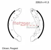 Bremsbackensatz METZGER MG 641