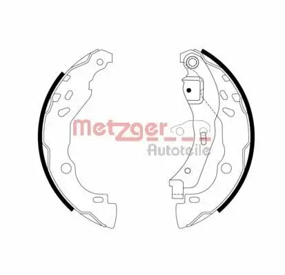 Bremsbackensatz METZGER MG 968